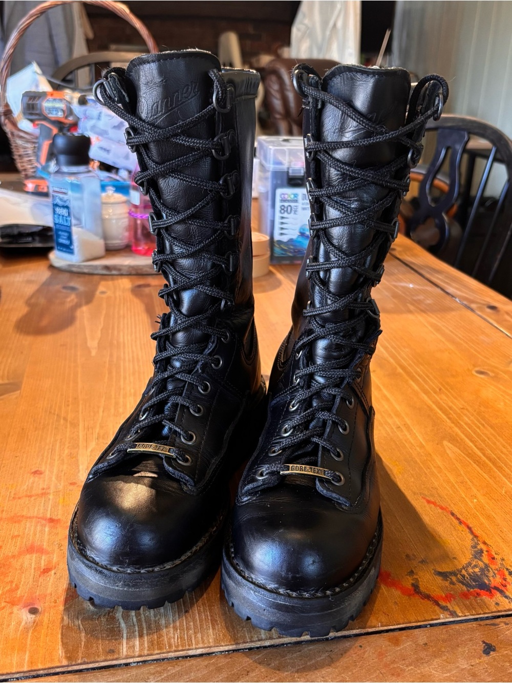 Danner womens Ft Lewis 10” waterproof leather tactical boots black 7M